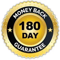 PrimeBoost 180-Day Guarantee Seal